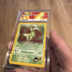 Vintage Pokemon Rocket's Scyther 13/132 Gym Heroes Holo 2000 ACE 9 - Image 2