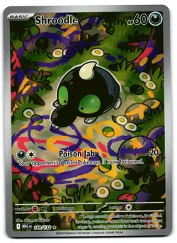 Shroodle 149/132 - 🌊 Mega Evolution Illustration Rare Pokemon TCG 🖤 - NM - Image 1