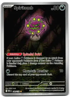 Spiritomb 148/132 - 🌊 Mega Evolution Illustration Rare Pokemon TCG 🖤 - NM - Image 1