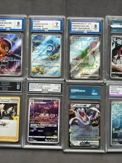 Pokemon TCG Graded Bundle Lot Of Ten Slabs AR, SSR, RR, Rare, Illustration Rare - Image 3