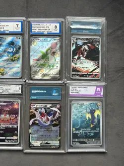 Pokemon TCG Graded Bundle Lot Of Ten Slabs AR, SSR, RR, Rare, Illustration Rare - Image 4