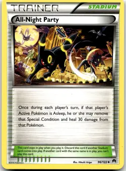 Pokemon All-Night Party BREAKpoint BKP #96/122 Uncommon LP BUY 2, 1 FREE! - Image 1