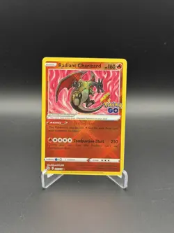 Radiant Charizard 011/078 Pokemon Go Holo - Near Mint - Image 1