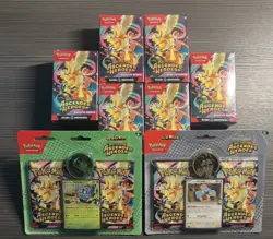 POKEMON ASCENDED HEROES BOOSTER BUNDLE (6)+ 2 PACK BLISTERS (2) FACTORY SEALED - Image 1