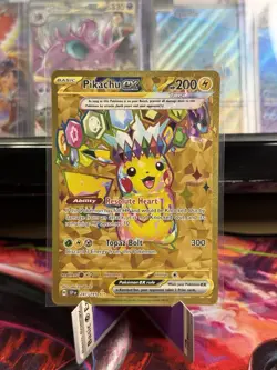 ⚡ Pikachu ex 247/191 ✨ Surging Sparks Hyper Rare Gold Full Art Holo English 2024 - Image 1