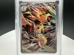 2025 Pokemon Ethan's Typhlosion Destined Rivals Illustration Rare #190/182 PSA 9 - Image 3