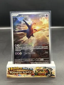 Latios 203/191 Secret Rare Holo Surging Sparks Pokemon Scarlet Violet SV08 NM - Image 1
