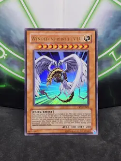 Yugioh Winged Kuriboh LV10 CRV-EN005 Ultra Rare LP - Image 1