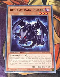 Yu-Gi-Oh! Red-Eyes Baby Dragon - SBC1-ENI10 - Common - 1st Edition - LP - Image 2