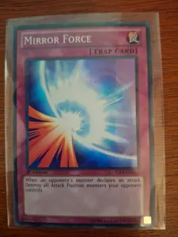 Yugioh- 1X Mirror Force - Super - 1st Edition - YS13-ENV14 - - Image 1