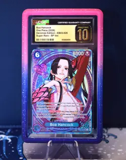 POP 1 CGC PRISTINE 10 Boa Hancock EB03-026 SP – First English Pristine Example - Image 1