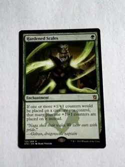 HARDENED SCALES 133 R KHANS OF TARKIR MTG TCG CARD NM/LP - Image 1