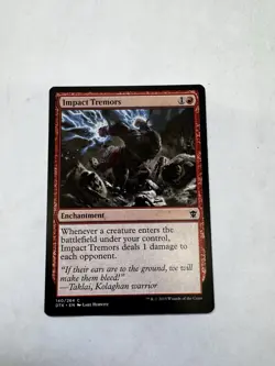Impact Tremors Dragons of Tarkir MTG TCG CARD NM/LP - Image 1