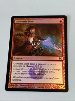 Galvanic Blast 99 Scars of Mirrodin FOIL MTG TCG CARD NM - Image 1
