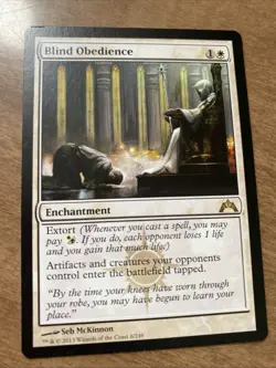 Blind Obedience Gatecrash Regular. MTG TCG CARD NM/LP - Image 1