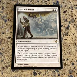 Mystic Barrier 18 Commander 2013 Regular MTG TCG CARD NM - Image 1