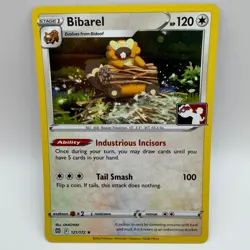 Pokemon TCG Bibarel Holo Rare Prize Pack Series Cards 121/172 NM - Image 1