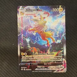 Jolteon VMAX SWSH184 Black Star Promo Full Art Holo Card - Image 1