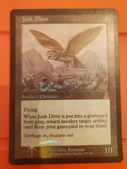 MTG Junk Diver Urza's Destiny 132/144 Foil Rare - Image 1