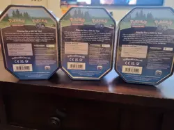 2022 Pokemon GO Tins Set of ALL 3 Pikachu Blissey Snorlax FACTORY SEALED - Image 2