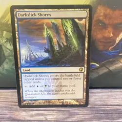 Darkslick Shores 226 Scars of Mirrodin Regular MTG TCG CARD NM - Image 1