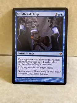 Mindbreak Trap - Zendikar. mtg Tcg Card Lo - Image 1