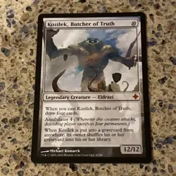 Kozilek, Butcher of Truth 6 Rise of the Eldrazi Regular MTG TCG CARD NM - Image 1