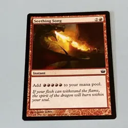 Seething Song 70 Duel Decks: Knights vs. Dragons Regular MTG TCG CARD NM - Image 1