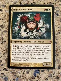 Mayael the Anima Shards of Alara Regular MTG TCG CARD LP - Image 1