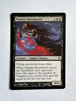 MALAKIR BLOODWITCH ZENDIKAR MTG TCG CADR NM/LP - Image 1