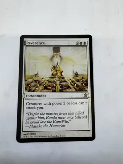 Reverence Saviors of Kamigawa MTG TCG CARD NM/LP - Image 1