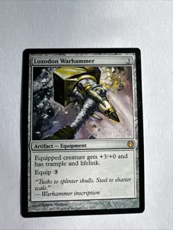 Loxodon Warhammer Duel Decks: Knights vs. Dragons MTG TCG CARD LP - Image 1