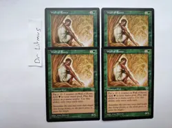 4x Wall of Roots Mirage MTG Great Condition - Image 1