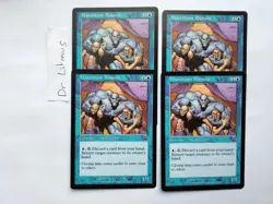 4x Waterfront Bouncer Mercadian Masques Human Spellshaper MTG Great Condition - Image 1