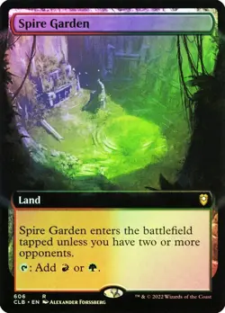 Spire Garden Foil Extended Commander Legends: Battle for Baldur's Gate NM MTG - Image 1