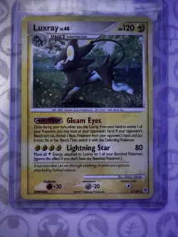 Luxray 7/130 - 2007 Pokemon Diamond and Pearl Holo LP - Image 1