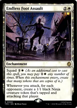 Endless Foot Assault 8 Magic: The Gathering Commander: TMNT NM - Image 1