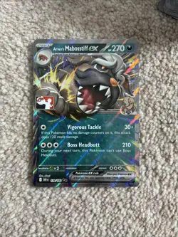 Arven's Mabosstiff Ex 139/182 Pokemon Play! Prize Pack Series 8 Pack Fresh - NM - Image 1