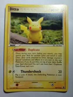 2006 Pokemon Delta Species Ditto (Pikachu) #63/113 [Near Mint] - Image 1