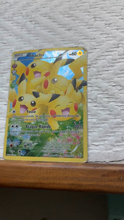 Pikachu RC29/RC32 Generations Radiant Collection Holo Portuguese Pokemon Damaged - Image 2