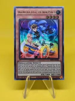 Yugioh - Dogmatika Theo, the Iron Punch (MP21-EN102) - Ultra Rare 1st Edition - Image 1