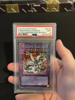 2024 YU-GI-OH! RA03-QUARTER CENTURY BONANZA EN166 CHIMERATECH OVERDRAGON MINT 9 - Image 3