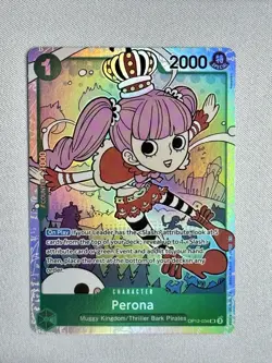 Bandai One Piece CCG Perona OP12-034 Legacy of the Master Special Foil 2000 - Image 1