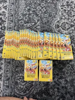 One Piece TCG Op15-eb04 Lot Of 26 Sleeved Booster Packs & 2 Double Packs - Image 1