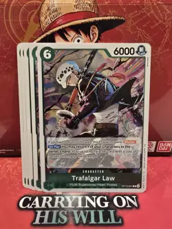 1x - One Piece TCG Carrying on His Will - Trafalgar Law OP13-031 R - Nm - Image 1