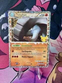 Holo Donphan (Prime) 107/123 Classic Collection Celebrations Pokemon TCG - Image 1