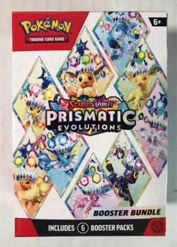 Pokemon Prismatic Evolutions Booster Bundle - 6 Booster Packs - New Sealed S&V - Image 1