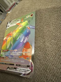 Pokemon TCG Heatran VMAX (Secret) 191/189 - Astral Radiance Rainbow - Image 3