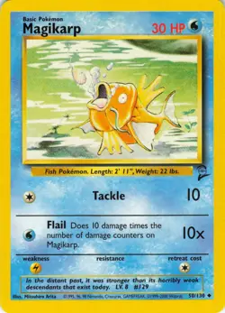 Magikarp - 50/130 Base Set 2 - Pokemon TCG - 2000 - Image 1