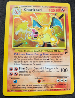 Pokemon TCG Charizard Base Set 2 Holo Rare 4/130 Excellent Condition lp/nm - Image 2